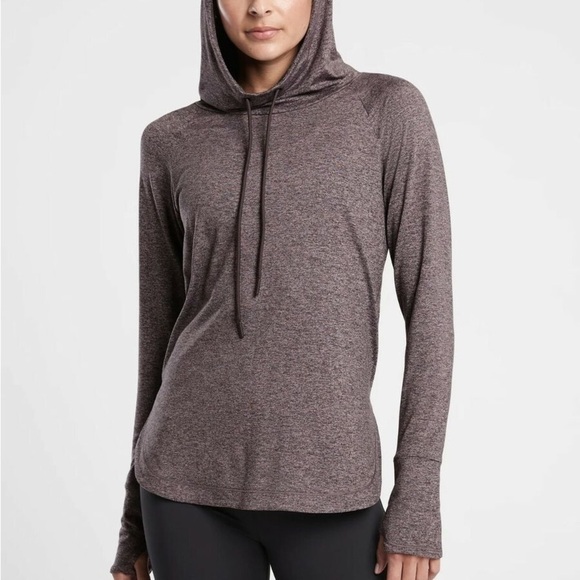 Athleta Uptempo Hooded Sweatshirt - Picture 1 of 8